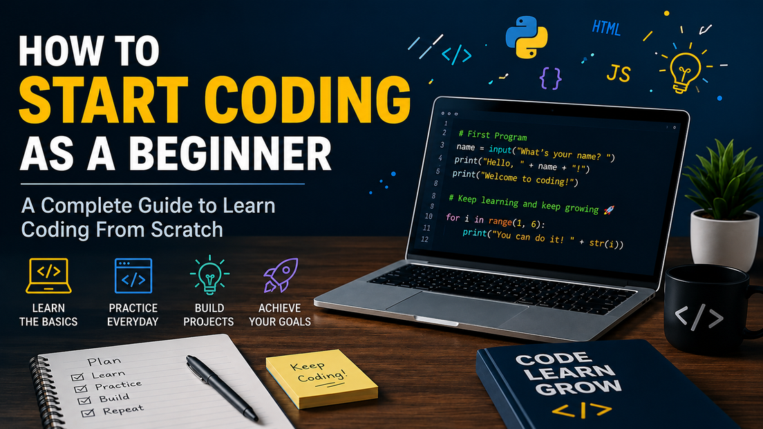 How to start coding as a beginner - complete coding roadmap